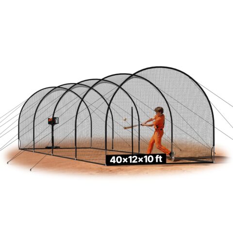 Baseball Batting Cage, 12200 x 3700 x 3050 mm, 25,8 kg