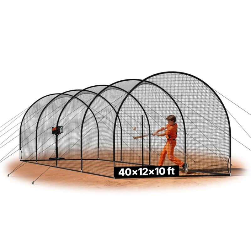 Baseball Batting Cage, 12200 x 3700 x 3050 mm, 25,8 kg