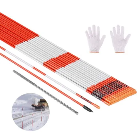 Sõidutee märgised, 122 cm, 6,35 mm, 500 tk