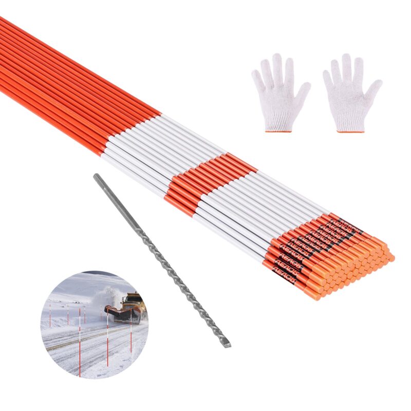 Driveway Markers, 183 cm, 100 tk, 7,87 mm