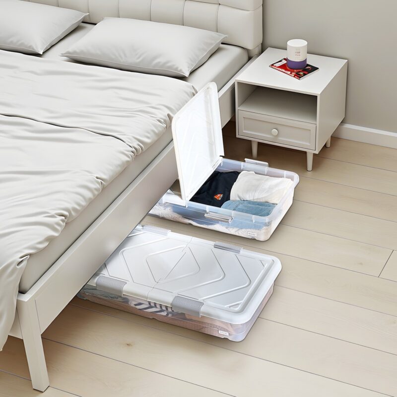 Voodialune hoiukast ratastega, 14,8 kg, 805 x 396 x 175 mm, 4 tk