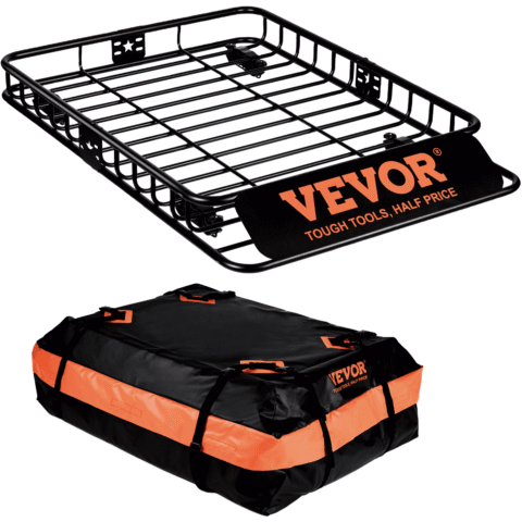 Roof Rack Cargo Basket, 90,7 kg, 130,5 x 91,5 x 12,7 cm, 425 L