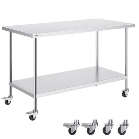 Roostevabast terasest töölaud 76,2 x 152 x 96,5 cm