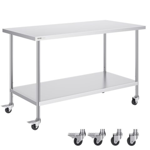 Roostevabast terasest töölaud 76,2 x 152 x 96,5 cm