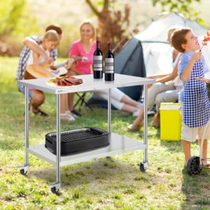 Roostevabast terasest töölaud 76,2 x 122 x 96,5 cm — pilt 8