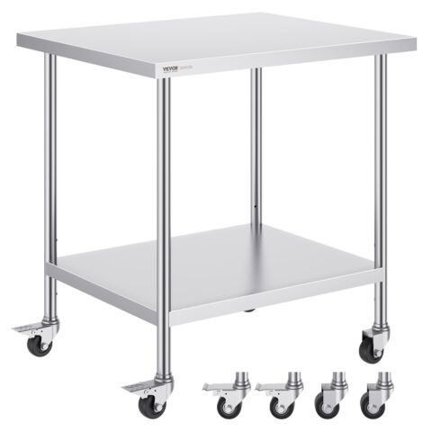 Roostevabast terasest töölaud 76,2 x 91,4 x 96,5 cm