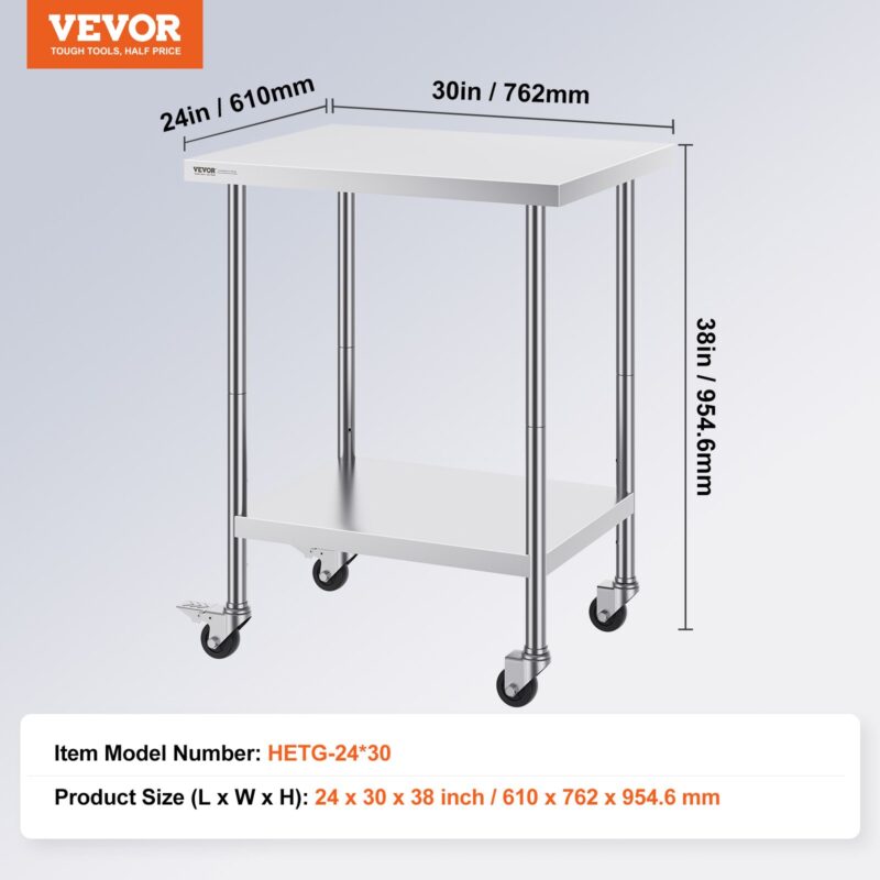 Roostevabast terasest töölaud 61,0 x 76,2 x 96,5 cm