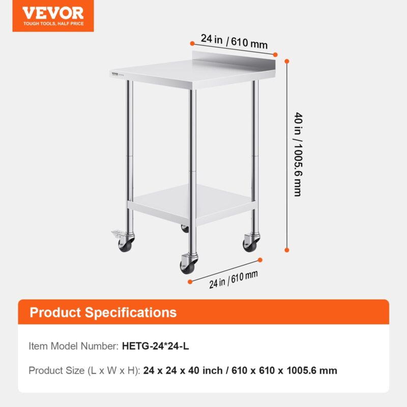 61,0 x 61,0 x 102 cm roostevabast terasest töölaud