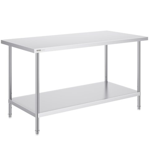 Roostevabast terasest ettevalmistuslaud, 76,2 x 152 x 86,4 cm, 0,8 mm