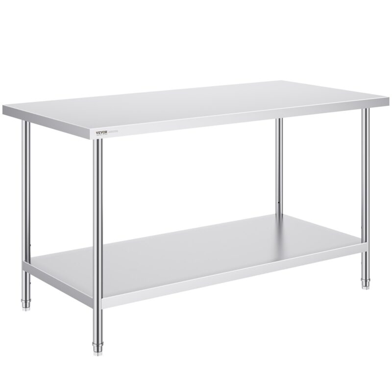 Roostevabast terasest ettevalmistuslaud, 76,2 x 152 x 86,4 cm, 0,8 mm