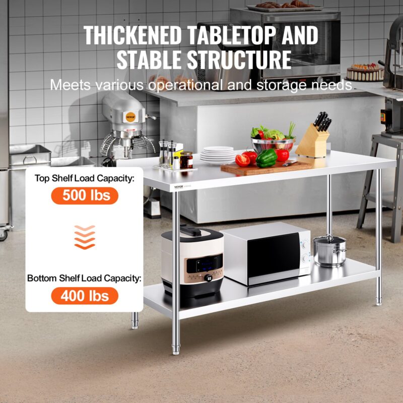 61,0 x 152 x 91,4 cm roostevabast terasest töölaud