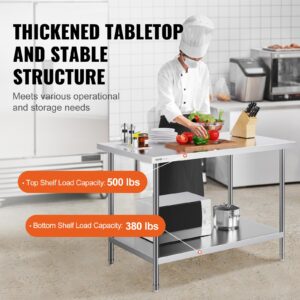 Roostevabast terasest ettevalmistuslaud, 76,2 x 122 x 86,4 cm — pilt 3