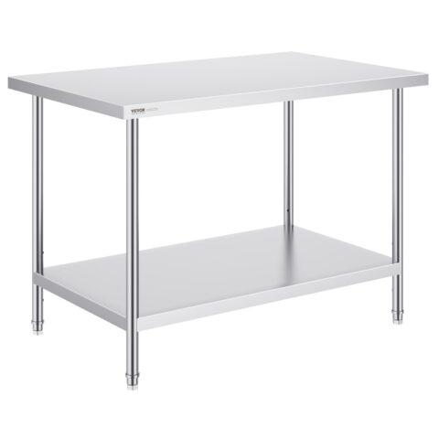 Roostevabast terasest ettevalmistuslaud, 76,2 x 122 x 86,4 cm, 0,8 mm