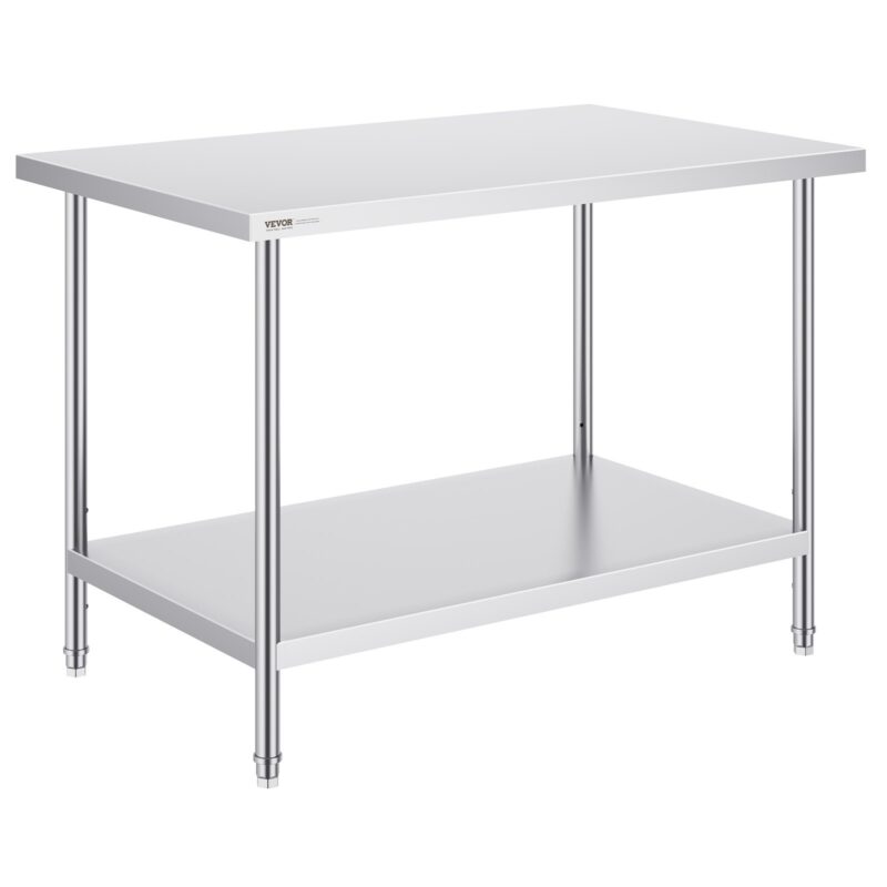 Roostevabast terasest ettevalmistuslaud, 76,2 x 122 x 86,4 cm, 0,8 mm