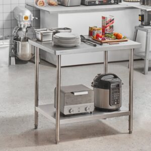 Roostevabast terasest ettevalmistuslaud, 61,0 x 91,4 x 86,4 cm — pilt 8
