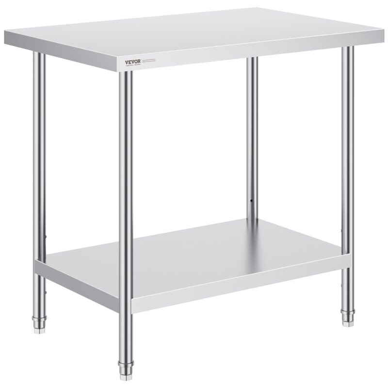 Roostevabast terasest ettevalmistuslaud, 61,0 x 91,4 x 86,4 cm, 0,8 mm