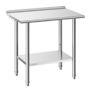 VEVOR Roostevabast terasest töölaud, 61 x 91,5 cm, 915×610×894 mm — pilt 1