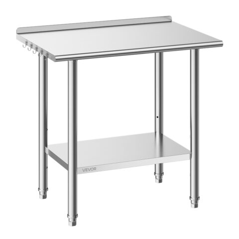 Roostevabast terasest töölaud, 61 x 91,5 cm, 227 kg