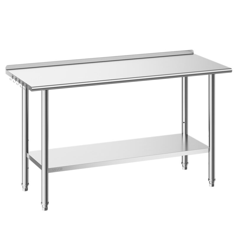 Roostevabast terasest töölaud, 61 x 152 cm, 254 kg