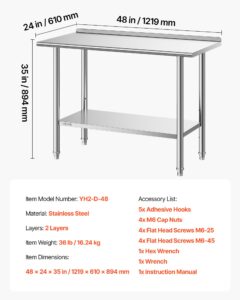 Roostevabast terasest töölaud, 61 x 122 cm — pilt 7