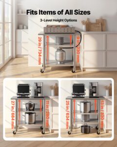 VEVOR Roostevabast terasest töölaud, 61 x 91,5 cm, 915×610×864 mm — pilt 6