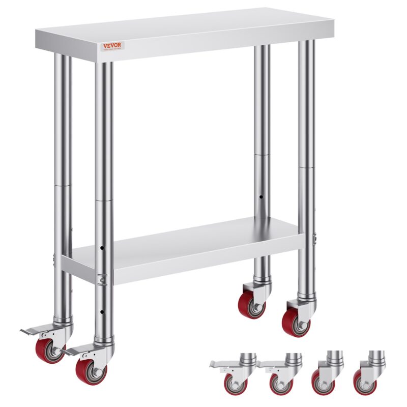 Roostevabast terasest töölaud 76,2 x 30,5 x 86,4 cm, 318 kg