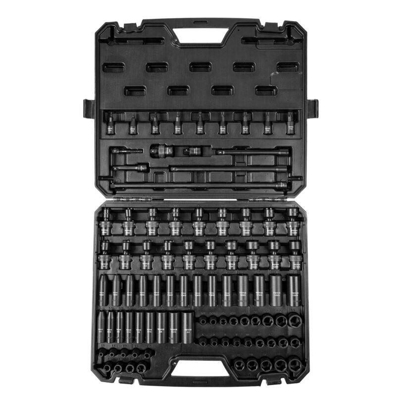 9.53 mm Drive Impact Socket Set, 9,53 mm, 1,91 cm