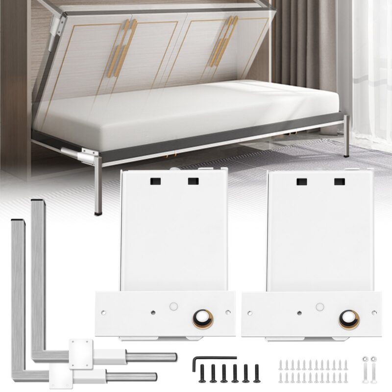 Murphy Mounting Wall Springs Mechanism Heavy Duty Support Hardware DIY Kit for Queen Twin