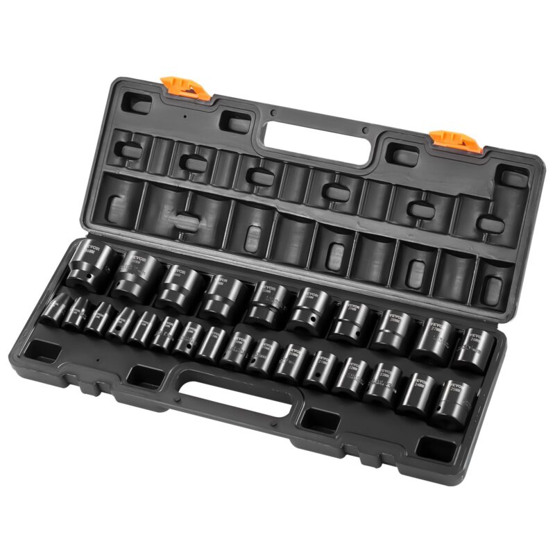 Impact Socket Set 1.27 cm 26 Piece Impact Sockets, 1,27 cm, 10 mm