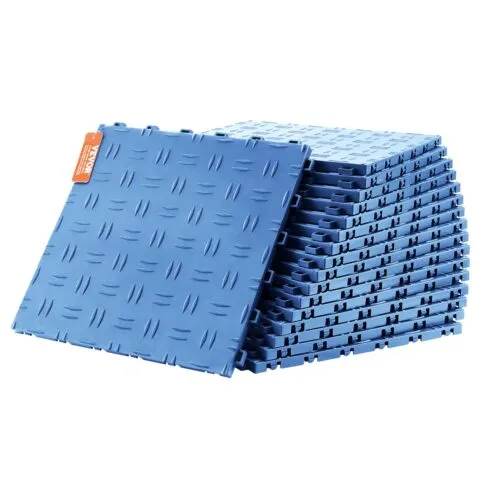 VEVOR Garaažiplaadid omavahel ühendatavad, 30,5 x 30,5 x 1,35 cm, 25 tk, sinine
