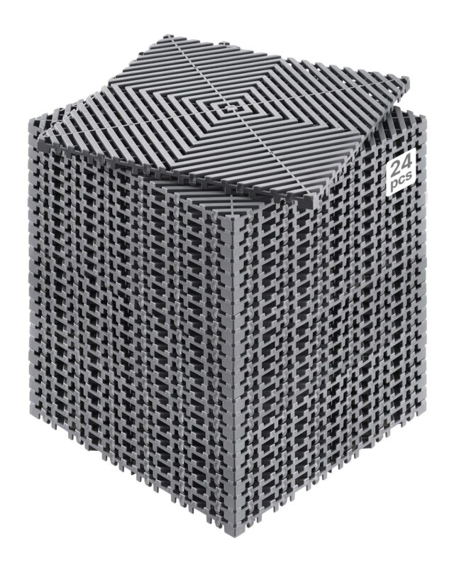 Interlocking Drainage Mat, 30,5 x 30,5 cm, 24 tk