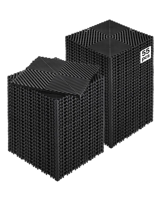 Interlocking Drainage Mat, 30,5 x 30,5 cm, 55 tk