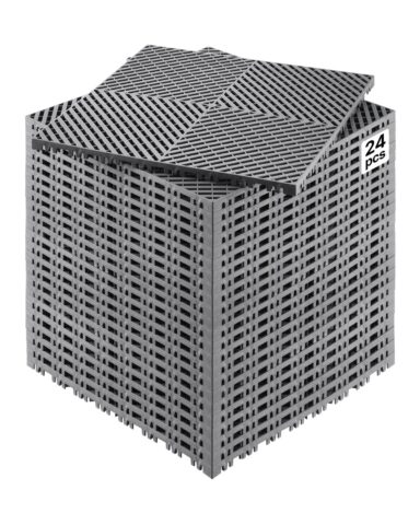 Interlocking Drainage Mat, 39,9 x 39,9 cm, 24 tk
