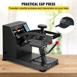 Mütsi kuumpress 14,0 x 8,89 cm kuumpress 600W professionaalne mütsi kuumpress mütside ja — pilt 2