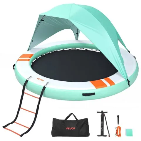 VEVOR Täispuhutav ujuvdokk, 2,44 m, 13,5 kg