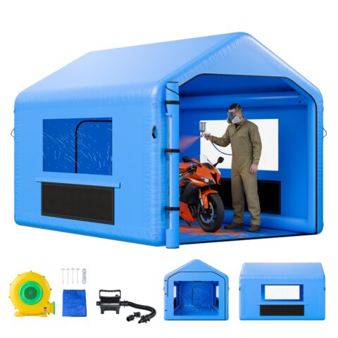 Inflatable Paint Booth, 4 x 3 x 2,8 m, 750 W
