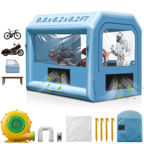Inflatable Paint Booth, 3 x 2,5 x 2,5 m, 550 W