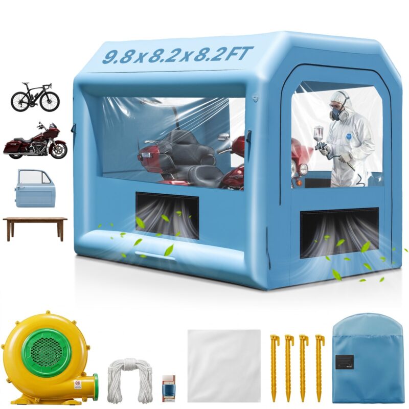Inflatable Paint Booth, 3 x 2,5 x 2,5 m, 550 W