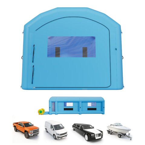 Inflatable Paint Booth, 12 x 5 x 4 m, 950 W
