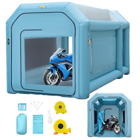 Portable Inflatable Paint Booth, 396,24 x 243,8 x 243,8 cm, 4 mm