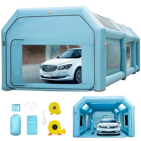 Portable Inflatable Paint Booth, 792,48 x 457,2 x 304,8 cm, 4 mm