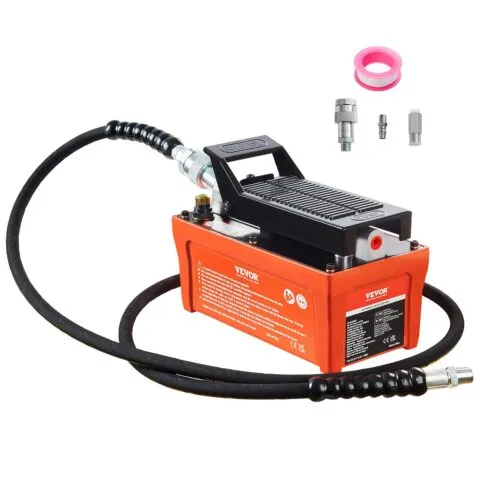 VEVOR Õhuhüdrauliline pump, 1,9 L, 10 mm, 2 m, oran