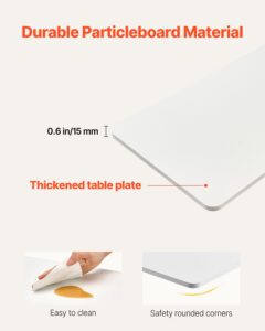 VEVOR Voodi kohal olev laud, 30 kg, valge — pilt 6