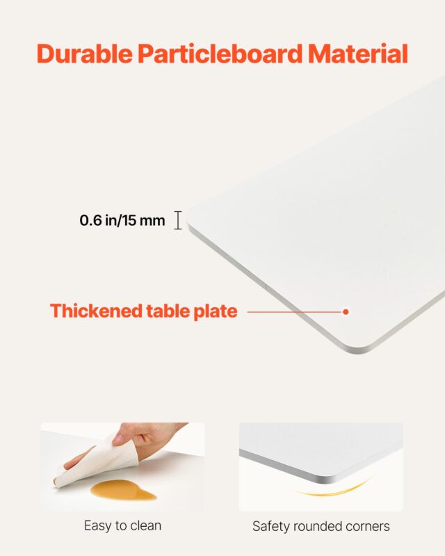 VEVOR Voodi kohal olev laud, 30 kg, valge