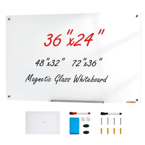 Magnetiline klaasist tahvel, 900 x 600 mm