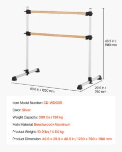 VEVOR Balletitang, 136 kg, 1260×760×1180 mm — pilt 7