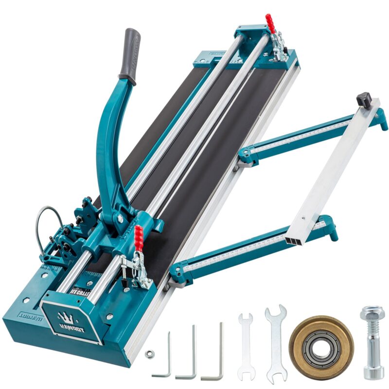 1200mm Tile Cutter Double Rail Manual Tile Cutter 1.52 cm Cap with Precise Laser, 1200 mm