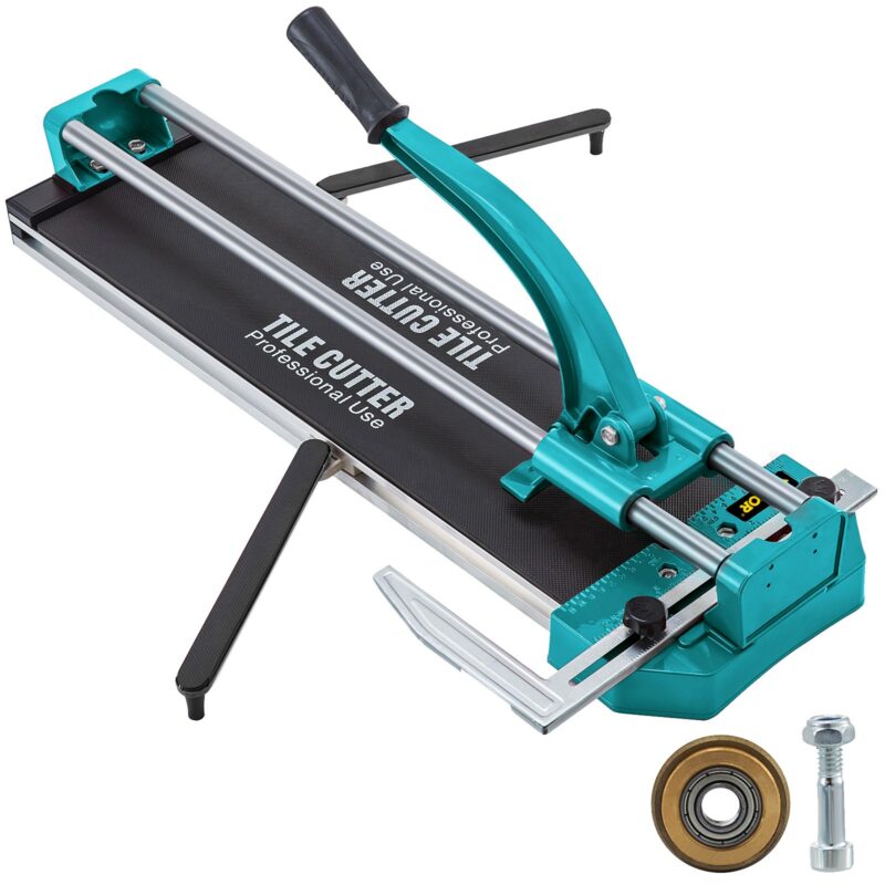 800mm Tile Cutter Double Rails & Brackets Manual Tile Cutter 1.52 cm Cap with Precise