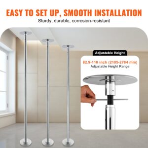 VEVOR Professionaalne tantsupost, 200 kg, 45 mm, 2810×230×230 mm — pilt 5