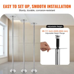 VEVOR Professionaalne tantsupost, 200 kg, 45 mm, 2824×230×230 mm — pilt 5